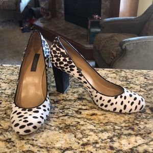 Ann Taylor animal print pumps